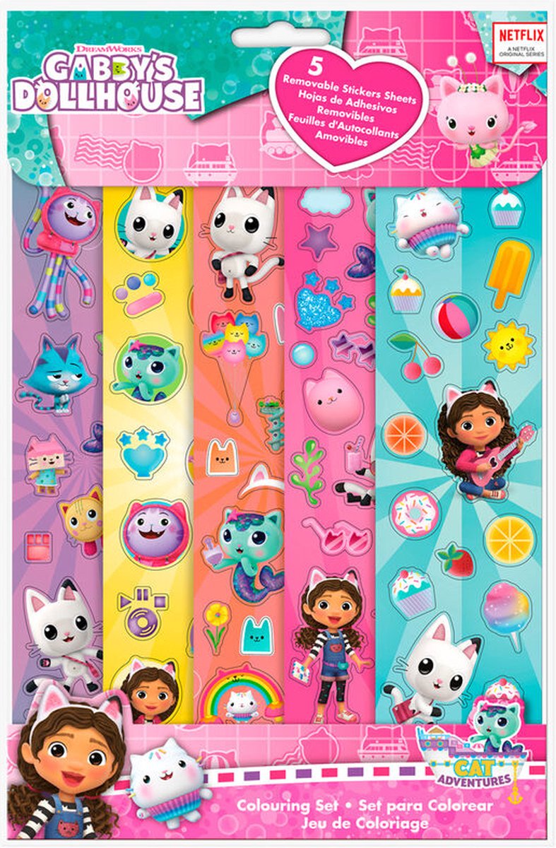 Gabbys Dollhouse Sticker set